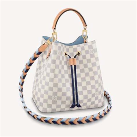 lv neonoe azur|neonoe canvas bag.